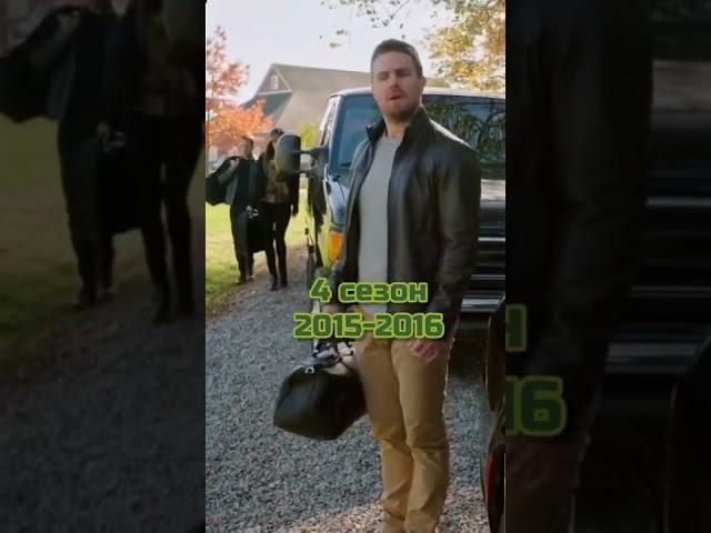 Эвалюция Стрелы #arrow #arrowverse #greenarrow #cw #dc #shorts