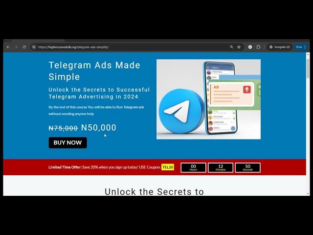 HOT - How to Run Telegram Ads in 2024 Step by Step | Why You Need This Telegram Advert Skiil