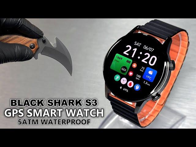 BLACK SHARK S3 GPS SmartWatch 2025 Unboxing & Review (Amoled, 5ATM Waterproof) - Aesthetic ASMR