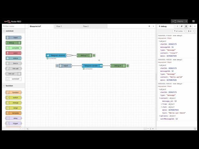 Telegram and node-RED