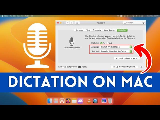 Dictation on Mac - MacBook Air, Pro, iMac Settings for Voice to Text, Speech to Text