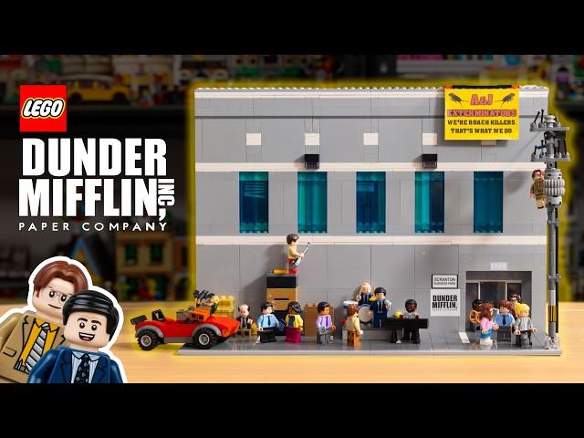 I built a LEGO Dunder Mifflin MOC