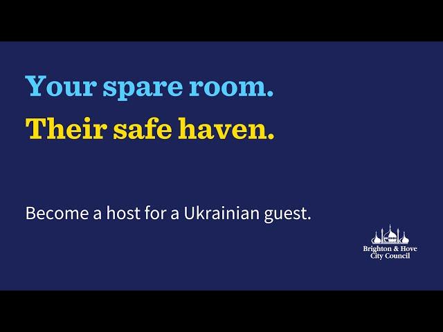 Homes for Ukraine - Hosting Ukrainian guests in Brighton & Hove