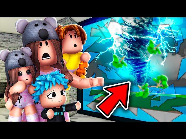 We Survived A TORNADO with our BABY PLUSHIES..(Brookhaven)