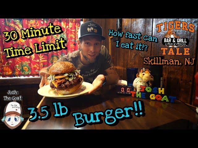 Episode 187: The Tiger's Tale 2lb Burger Challenge | Skillman, NJ