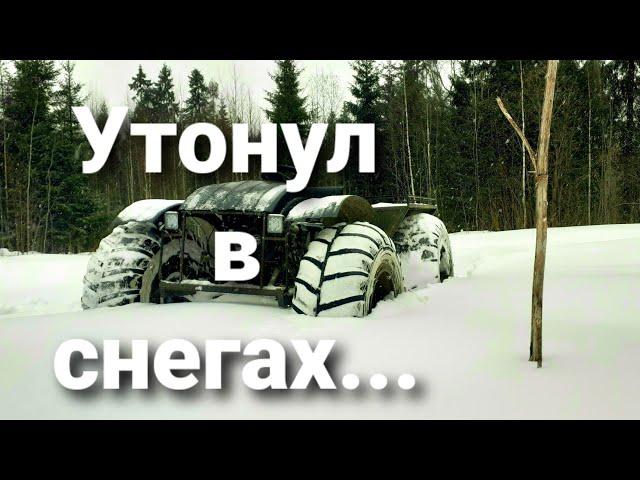 ВЕЗДЕХОД ЗИС-5 ЗИМОЙ.  Еду в ОХОТНИЧЬЮ ИЗБУШКУ...