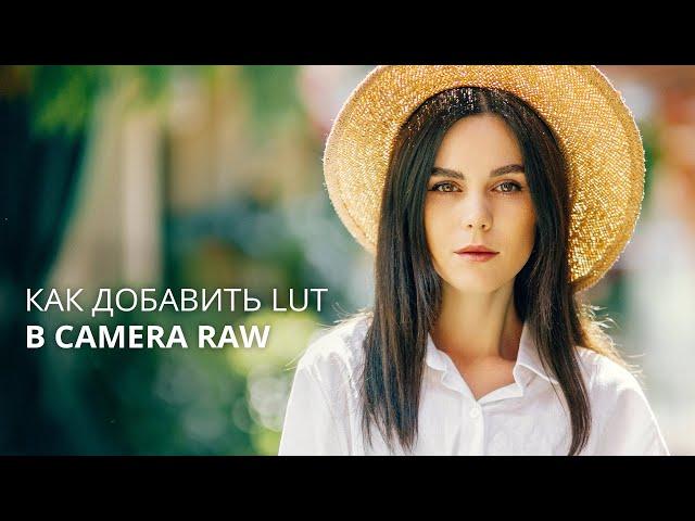 Как создать и добавить Луты в профиль Camera RAW