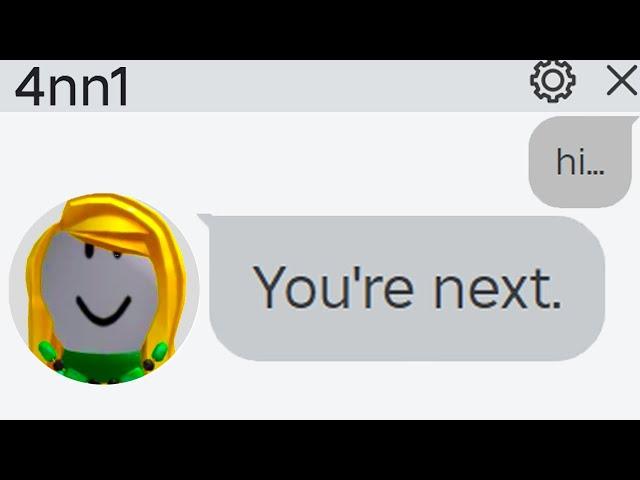 NEVER MESSAGE HER in Roblox!