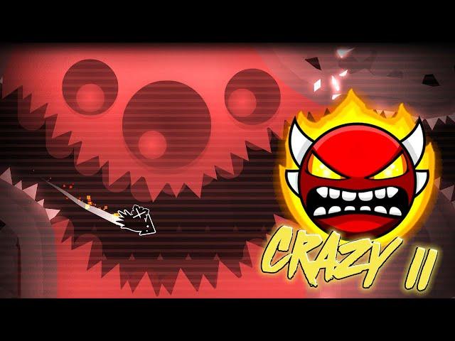 О ДАА! МОЙ ПЕРВЫЙ ИНСЕЙН ДЕМОН!!! БЕЗУМИЕ ПРОДОЛЖАЕТСЯ (Crazy II)! ► Geometry Dash #56