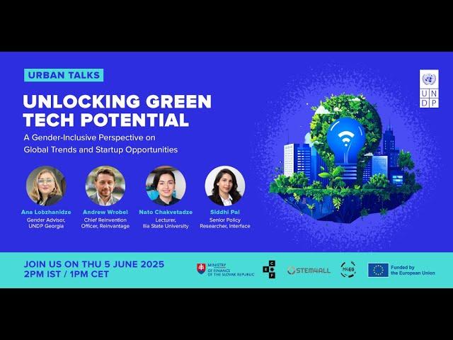 Urban Talks | Gender-Inclusive Perspectives on Unlocking Green Tech (English)