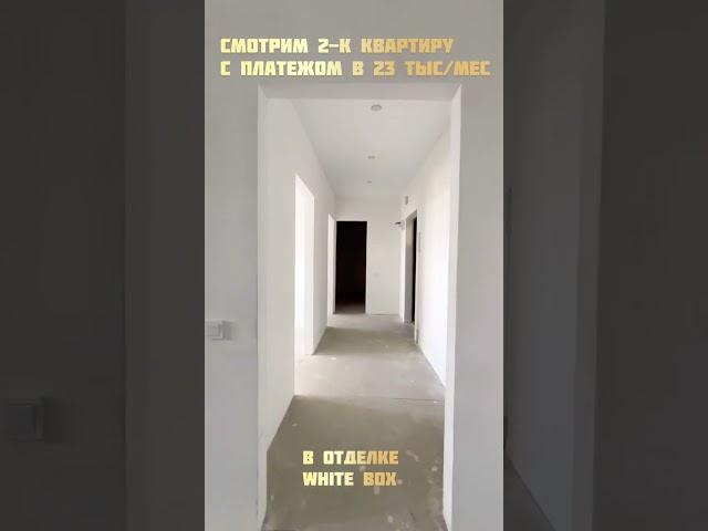 Обзор 2-к квартиры от застройщика в ЖК Смородина, Краснодар  #новостройка