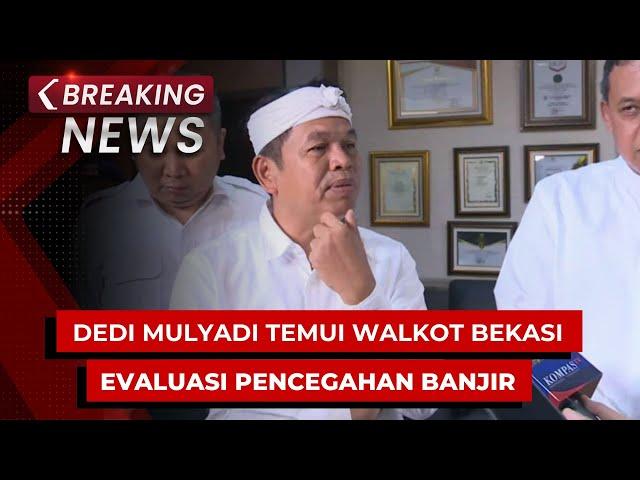 BREAKING NEWS - Gubernur Jabar Dedi Mulyadi Temui Walkot & Bupati Bekasi, Evaluasi Pencegahan Banjir