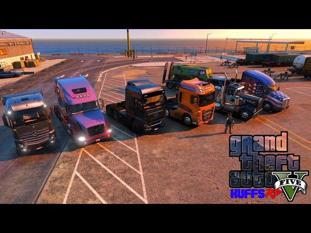 Starting a New Trucking Company! | FiveM KUFFSrp GTA Roleplay Server (Civilian)