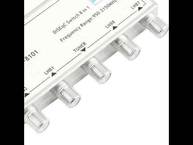 8 in 1 Satellite Signal DiSEqC Switch