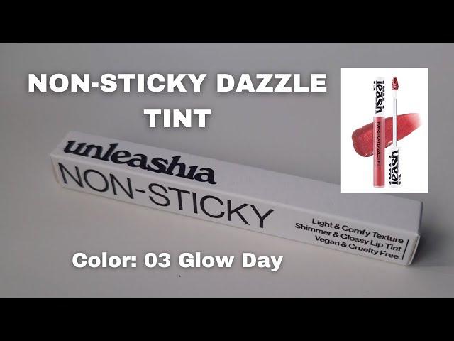 UNLEASHIA NON-STICKY DAZZLE TINT NO.3 GLOW DAY/ Let's Swatch It