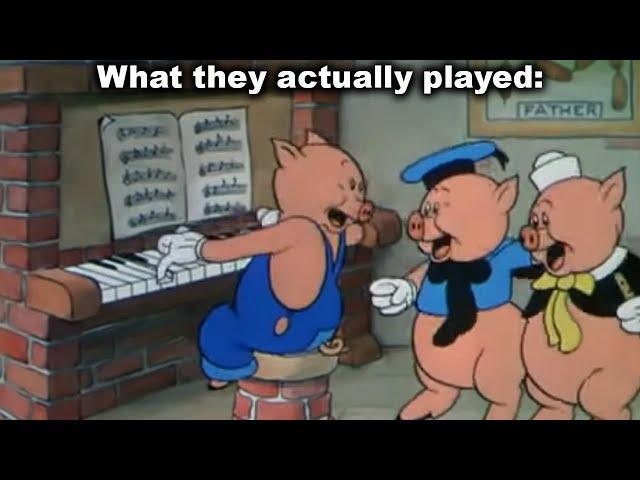 Pianos are Never Animated Correctly... (Three Little Pigs)