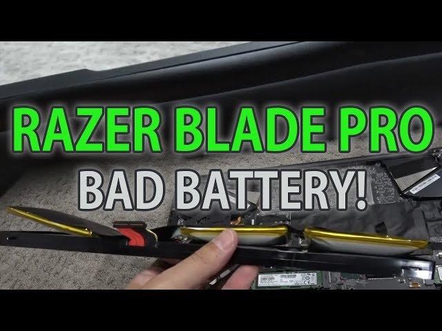 Razer Blade Pro Laptop (2016) Battery Bloat Replacement