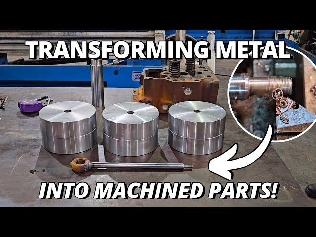 Transforming METAL into MACHINED Parts! | Manual Machining, Turning & Threading