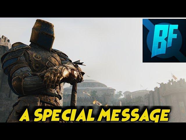 THANK YOU BOUSEFEENUX! - For Honor: Why I Stopped Playing & Will I Come Back To It?