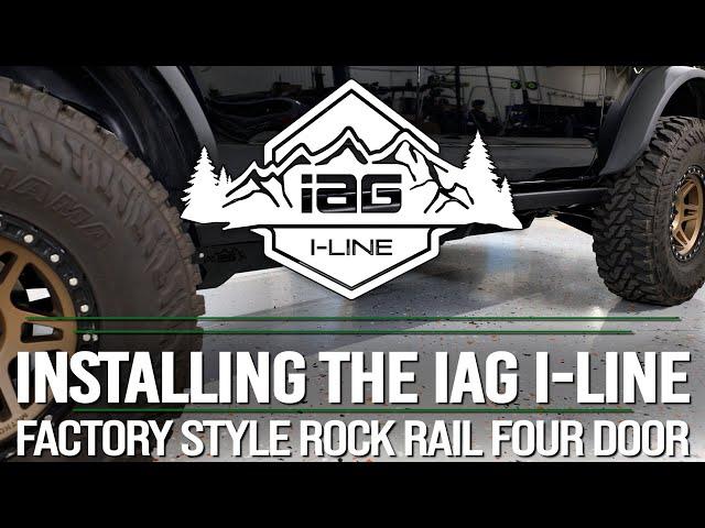 IAG I-Line Factory Style Rock Rail 2021 Ford Bronco Four Door Install