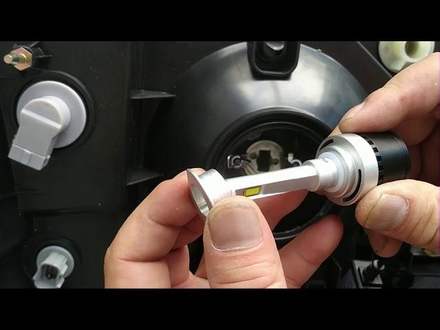 Fan Car LED Headlight Bulb H1 Installation Manual Video