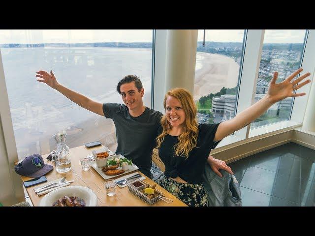 Lunch at the TALLEST BUILDING IN WALES! - Swansea, Wales