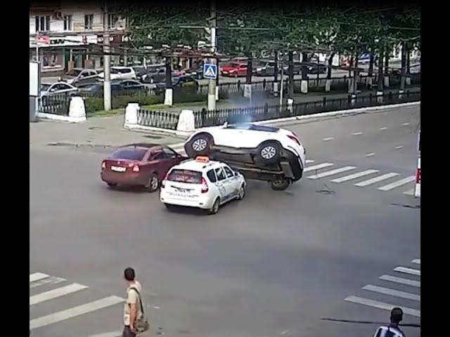 Аварии и ДТП Дураки и дороги CAR crash Нелепые аварии Craziest car crashes car incidente stradale