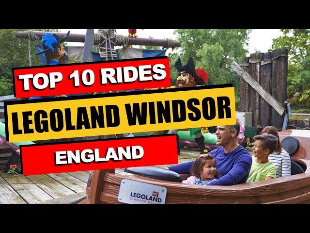 Top 10 BEST Rides at Legoland Windsor (2023) | Berkshire, England