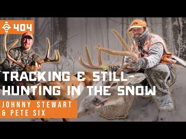 Tracking & Still-Hunting Bucks in the Snow w/ Johnny Stewart | East Meets West Hunt - Ep 404