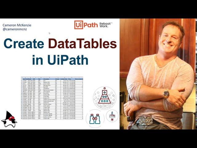 How to create and build a DataTable in UiPath Example