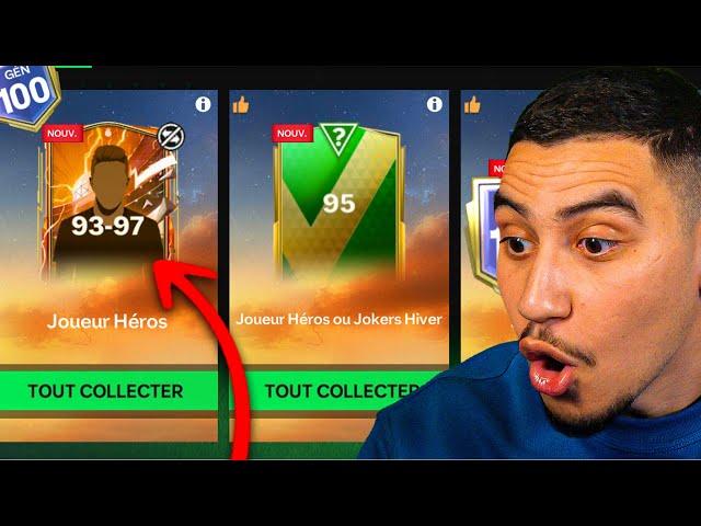 PACK OPENING 95+ HEROES FC MOBILE !!