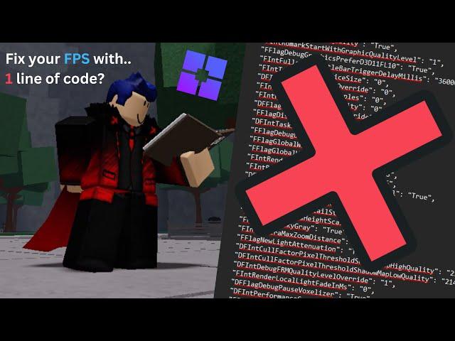 Increase your FPS with only 1 LINE OF CODE (with Bloxstrap) | Roblox