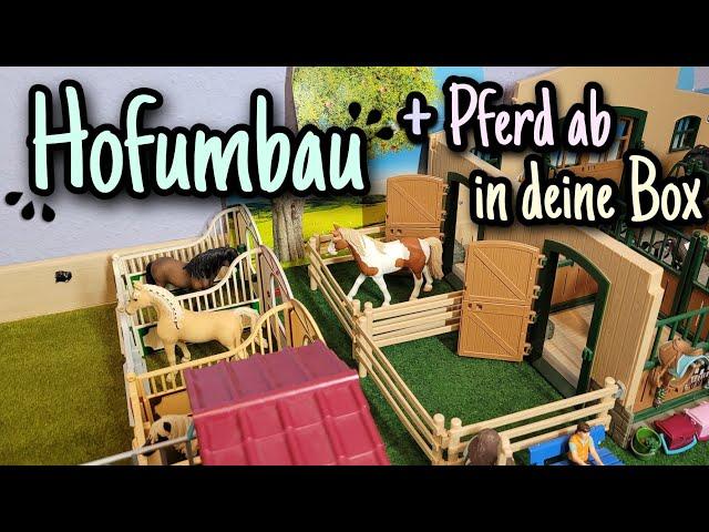 Schleich Hofumbau + Pferd ab in deine Box  Abo Special | Nonni#love