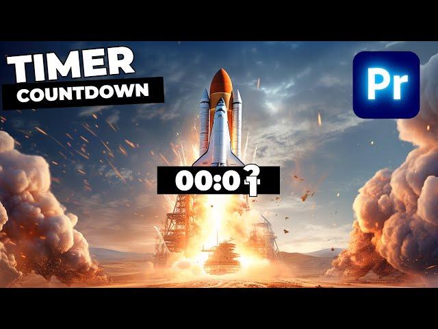 How To Add A COUNTDOWN TIMER In Premiere Pro