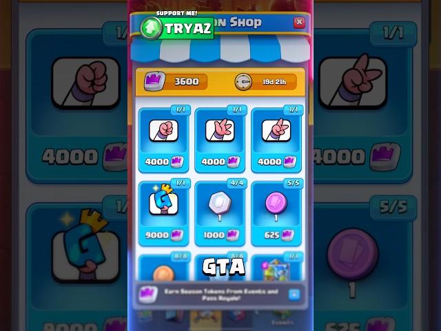 The best emotes ever  #clashroyale #rockpaperscissors