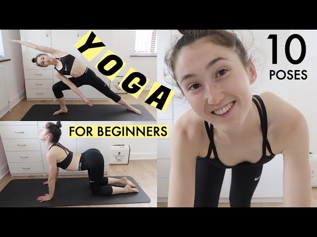 YOGA FOR BEGINNERS | 10 YOGA POSES ANYONE CAN MASTER