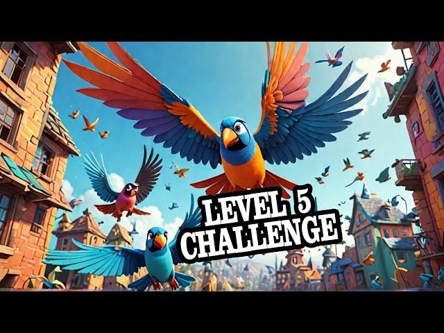 ANGRY BIRDS BATTLE ON LEVEL 5! (09.11.24) Defeat Every Pig!