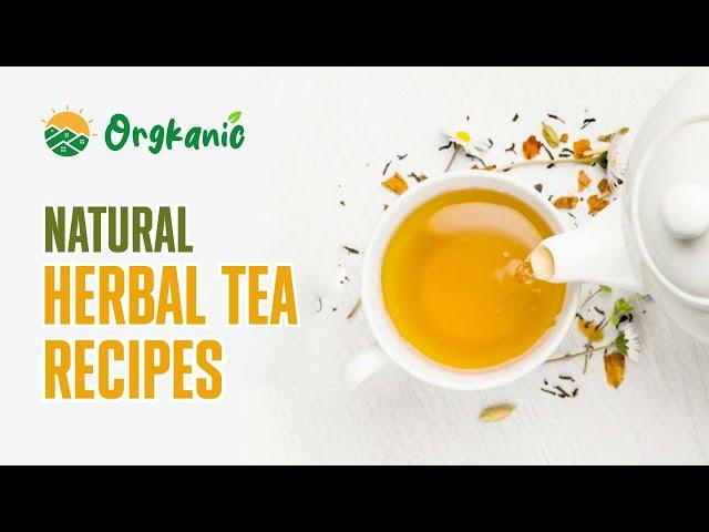 EASY NATURAL HERBAL TEA RECIPES