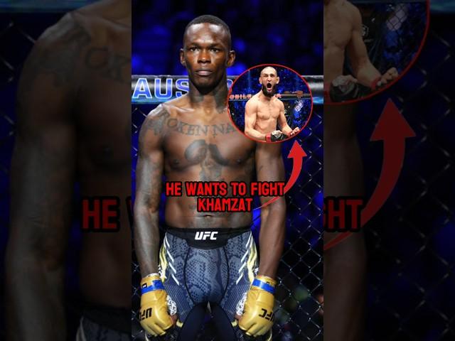 Isreal Adesanya wants a match with Khamzat chimaev #ufc #mma