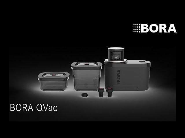 BORA Qvac: The built-in vacuum sealer for longer-lasting food and an extraordinarily fresh taste.