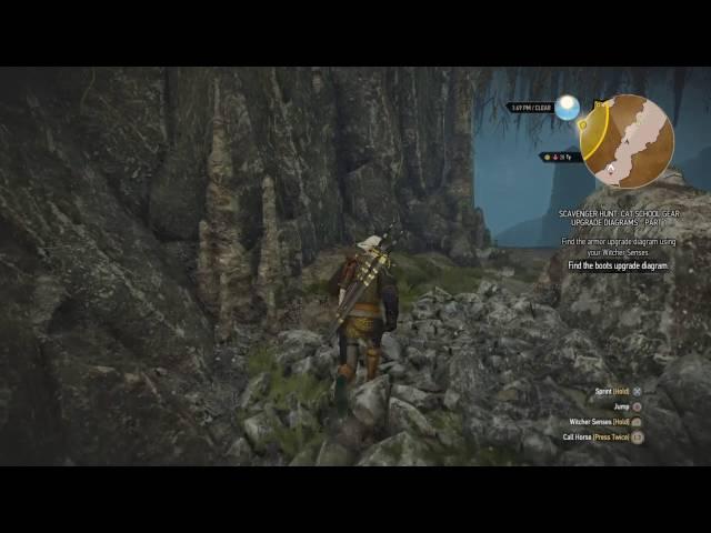 The Witcher 3: Wild Hunt Feline Boots upgrade part one. skip to end 2min 15sec.