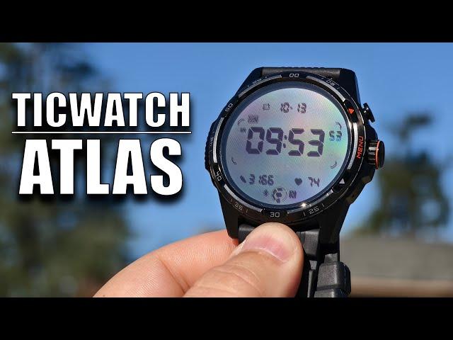 The Best Battery Life WearOS Smartwatch Just Got More Rugged! TicWatch Atlas Review!