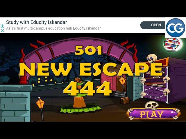 [Walkthrough] Classic Door Escape level 444 - 501 Room escape 444 - Complete Game