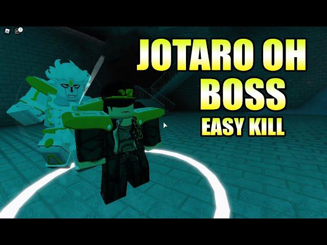 JOTARO OVER HEAVEN  BOSS | STAND UPRIGHT : Rebooted | ROBLOX