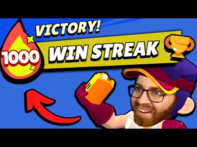 How I went on a 1000+ Win Streak in Brawl Stars!  (world record)