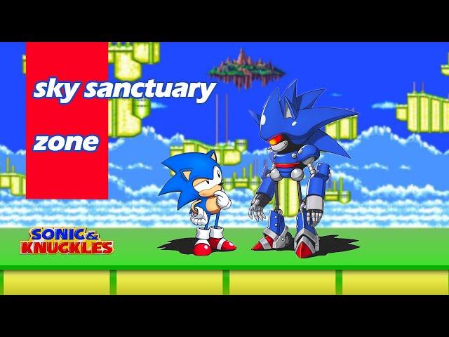 Sonic & knuckles sega genesis gameplay | part 7 | Sonic vs Mecha Sonic | 2024