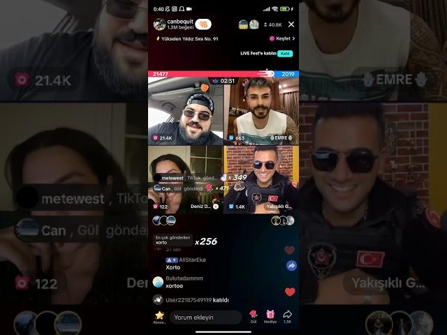 Canbequit yakışıklı güvenlik (23 Kasım) Tiktok yayını