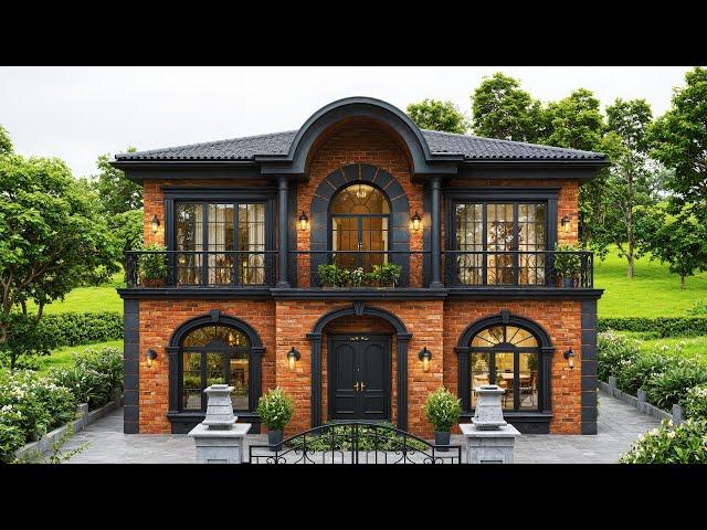 45' x 42' (14m x 13m) Absolutely Stunning House Design With Floor Layout - Five Bedrooms