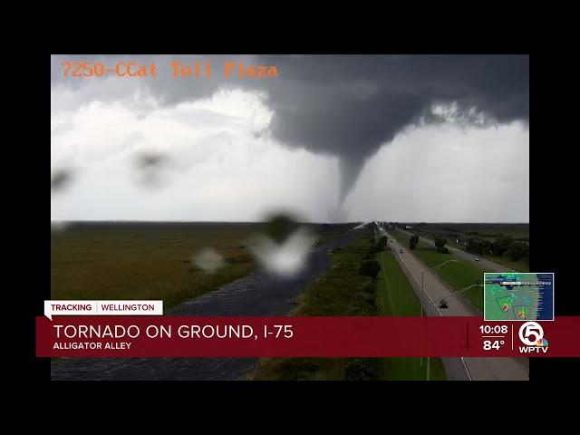 Tornado touches down off Alligator Alley in Broward County