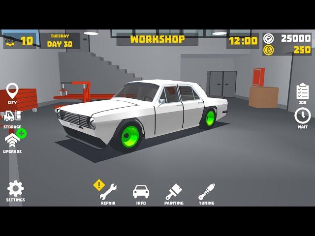 Retro Garage  - Car Mechanic Simulator - Android Gameplay HD